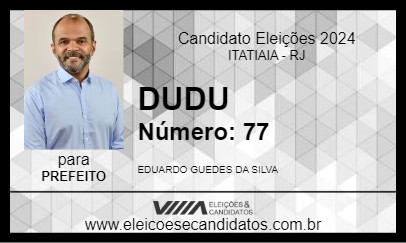 Candidato DUDU 2024 - ITATIAIA - Eleições