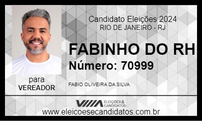 Candidato FABINHO DO RH 2024 - RIO DE JANEIRO - Eleições