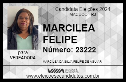 Candidato MARCILEA FELIPE 2024 - MACUCO - Eleições