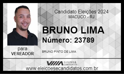 Candidato BRUNO LIMA 2024 - MACUCO - Eleições