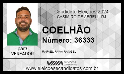 Candidato COELHÃO 2024 - CASIMIRO DE ABREU - Eleições