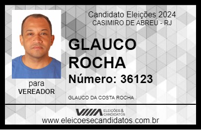 Candidato GLAUCO ROCHA 2024 - CASIMIRO DE ABREU - Eleições