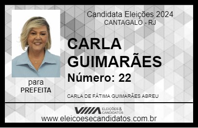 Candidato CARLA GUIMARÃES 2024 - CANTAGALO - Eleições