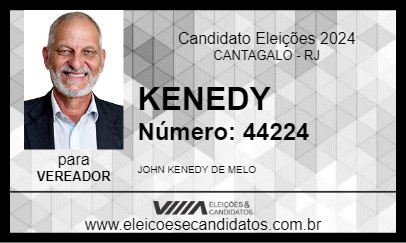 Candidato KENEDY 2024 - CANTAGALO - Eleições