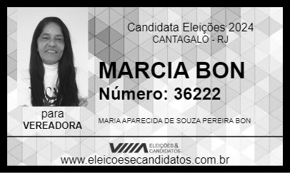 Candidato MARCIA BON 2024 - CANTAGALO - Eleições