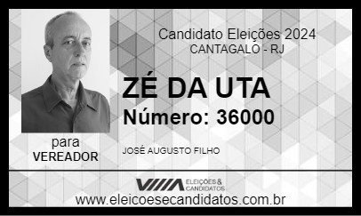 Candidato ZÉ DA UTA 2024 - CANTAGALO - Eleições