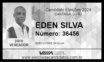 Candidato EDEN SILVA 2024 - CANTAGALO - Eleições