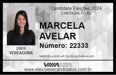 Candidato MARCELA AVELAR 2024 - CANTAGALO - Eleições