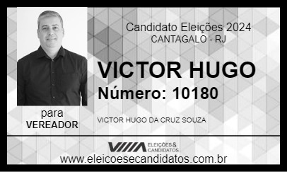 Candidato VICTOR HUGO 2024 - CANTAGALO - Eleições