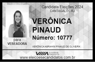 Candidato VERÔNICA PINAUD 2024 - CANTAGALO - Eleições