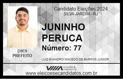 Candidato JUNINHO PERUCA 2024 - SILVA JARDIM - Eleições