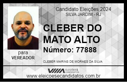 Candidato CLEBER DO MATO ALTO 2024 - SILVA JARDIM - Eleições