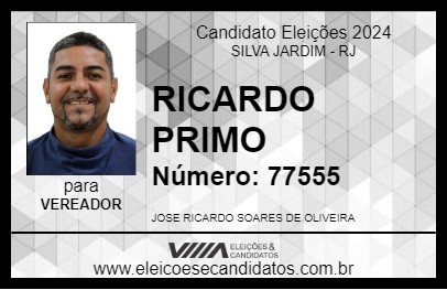 Candidato RICARDO PRIMO 2024 - SILVA JARDIM - Eleições