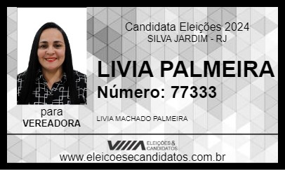 Candidato LIVIA PALMEIRA 2024 - SILVA JARDIM - Eleições