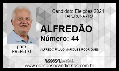 Candidato ALFREDÃO 2024 - ITAPERUNA - Eleições