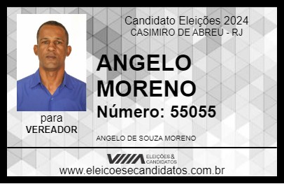 Candidato ANGELO MORENO 2024 - CASIMIRO DE ABREU - Eleições