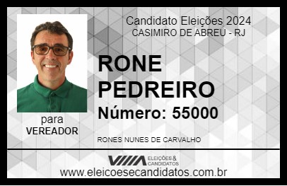 Candidato RONE PEDREIRO 2024 - CASIMIRO DE ABREU - Eleições