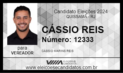 Candidato CÁSSIO REIS 2024 - QUISSAMÃ - Eleições