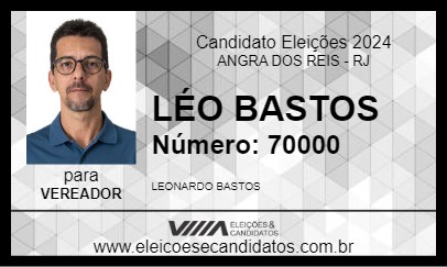 Candidato LÉO BASTOS 2024 - ANGRA DOS REIS - Eleições