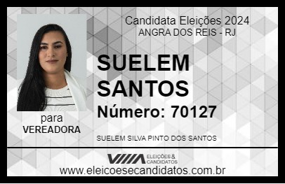 Candidato SUELEM SANTOS 2024 - ANGRA DOS REIS - Eleições