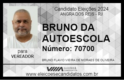 Candidato BRUNO DA AUTOESCOLA 2024 - ANGRA DOS REIS - Eleições