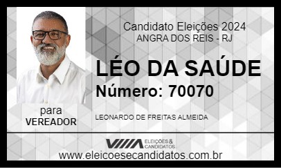 Candidato LÉO DA SAÚDE 2024 - ANGRA DOS REIS - Eleições