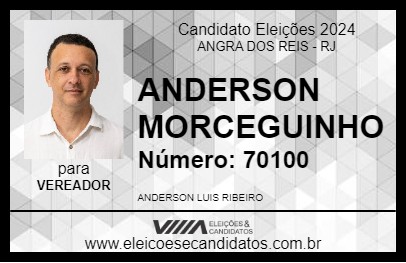 Candidato ANDERSON MORCEGUINHO 2024 - ANGRA DOS REIS - Eleições