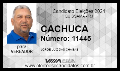 Candidato CACHUCA 2024 - QUISSAMÃ - Eleições