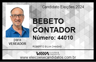 Candidato BEBETO CONTADOR 2024 - ANGRA DOS REIS - Eleições