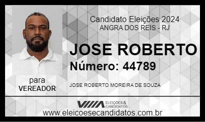 Candidato JOSE ROBERTO 2024 - ANGRA DOS REIS - Eleições