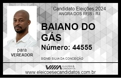 Candidato BAIANO DO GÁS 2024 - ANGRA DOS REIS - Eleições