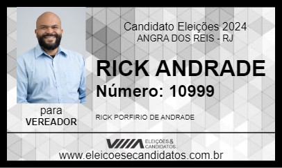 Candidato RICK ANDRADE 2024 - ANGRA DOS REIS - Eleições