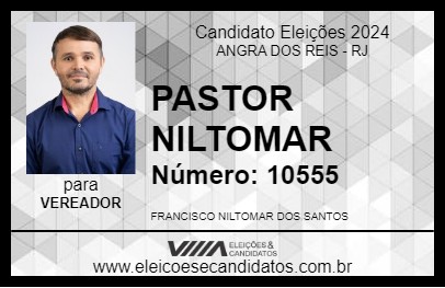 Candidato PASTOR NILTOMAR 2024 - ANGRA DOS REIS - Eleições