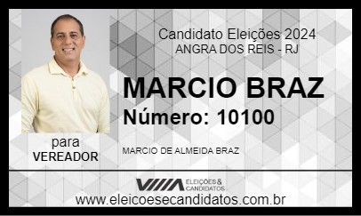 Candidato MARCIO BRAZ 2024 - ANGRA DOS REIS - Eleições