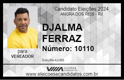 Candidato DJALMA FERRAZ 2024 - ANGRA DOS REIS - Eleições