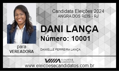 Candidato DANI LANÇA 2024 - ANGRA DOS REIS - Eleições