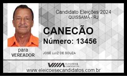 Candidato CANECÃO 2024 - QUISSAMÃ - Eleições