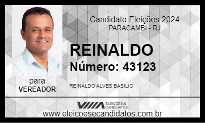 Candidato REINALDO 2024 - PARACAMBI - Eleições