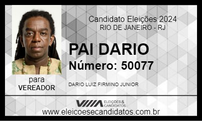 Candidato PAI DARIO 2024 - RIO DE JANEIRO - Eleições