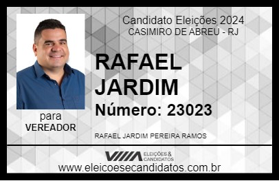 Candidato RAFAEL JARDIM 2024 - CASIMIRO DE ABREU - Eleições