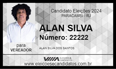 Candidato ALAN SILVA 2024 - PARACAMBI - Eleições