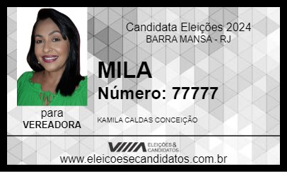 Candidato MILA 2024 - BARRA MANSA - Eleições