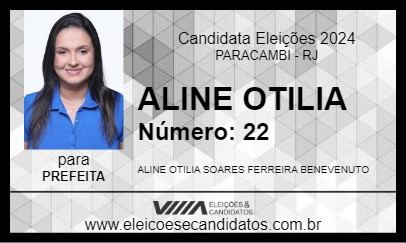 Candidato ALINE 2024 - PARACAMBI - Eleições