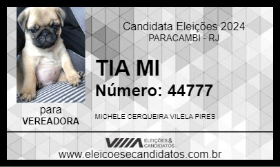 Candidato TIA MI 2024 - PARACAMBI - Eleições