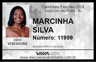 Candidato MARCINHA SILVA 2024 - CARDOSO MOREIRA - Eleições