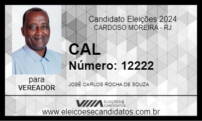 Candidato CAL 2024 - CARDOSO MOREIRA - Eleições