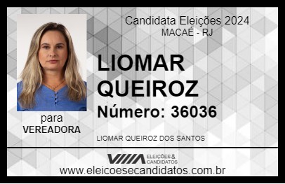 Candidato LIOMAR QUEIROZ 2024 - MACAÉ - Eleições