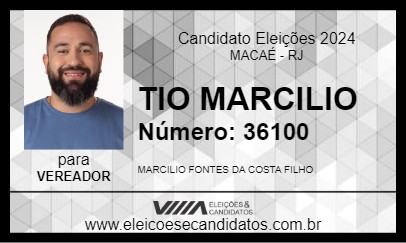 Candidato TIO MARCILIO 2024 - MACAÉ - Eleições