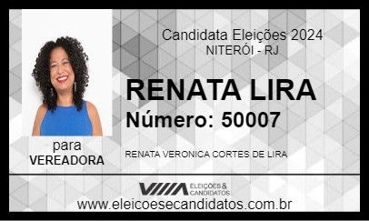 Candidato RENATA LIRA 2024 - NITERÓI - Eleições