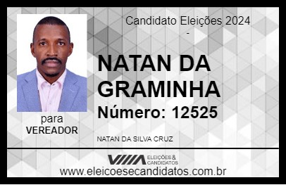 Candidato NATAN DA GRAMINHA 2024 - ENGENHEIRO PAULO DE FRONTIN - Eleições